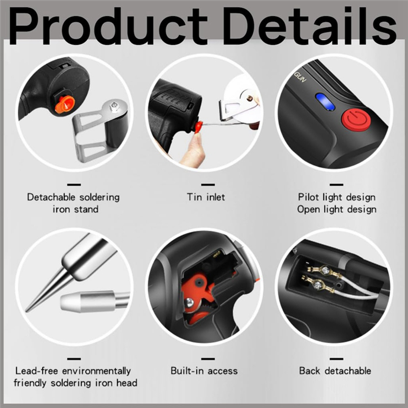Industrial Laser Solder Iron - PZHI-Ayyecoeeye Internally Heated Industrial Laser-Welding Tool,
