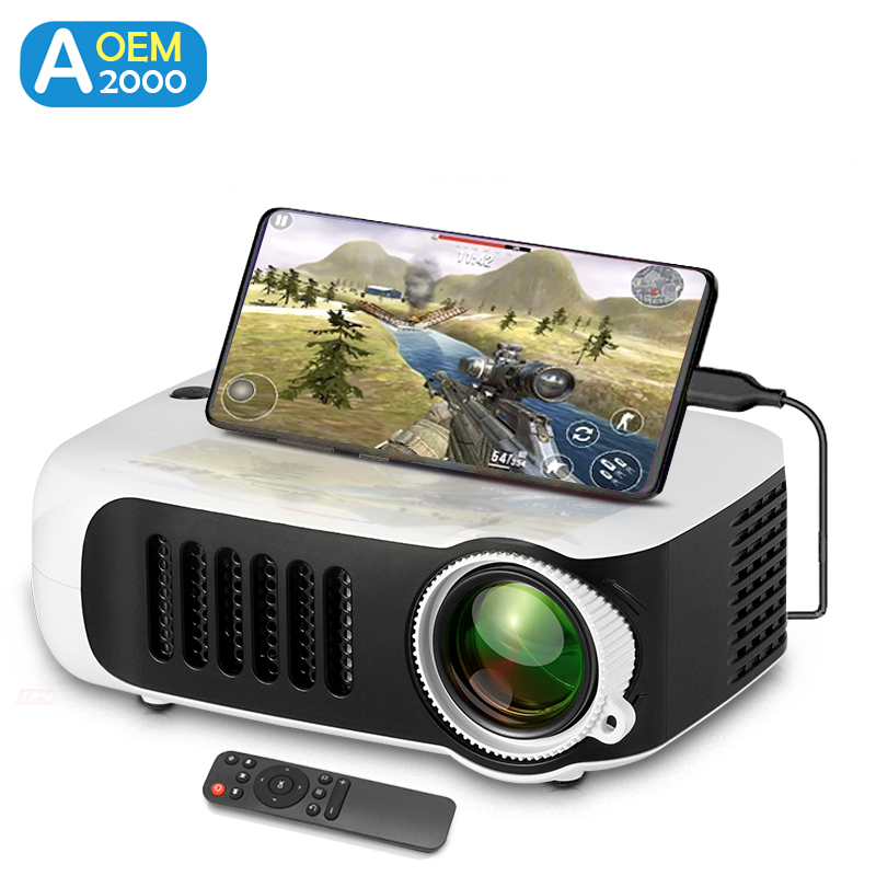 Industrial Laser Projection - A2000 Mini Projector Portable Home Cinema