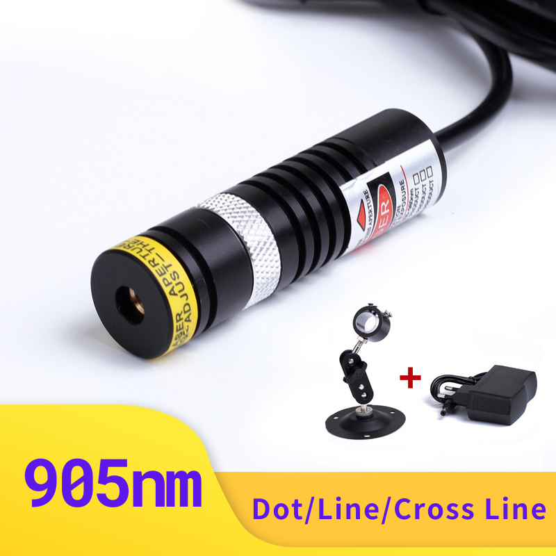 Industrial Laser Uses - Focusable Glass lens 18x65mm 905nm 50mw