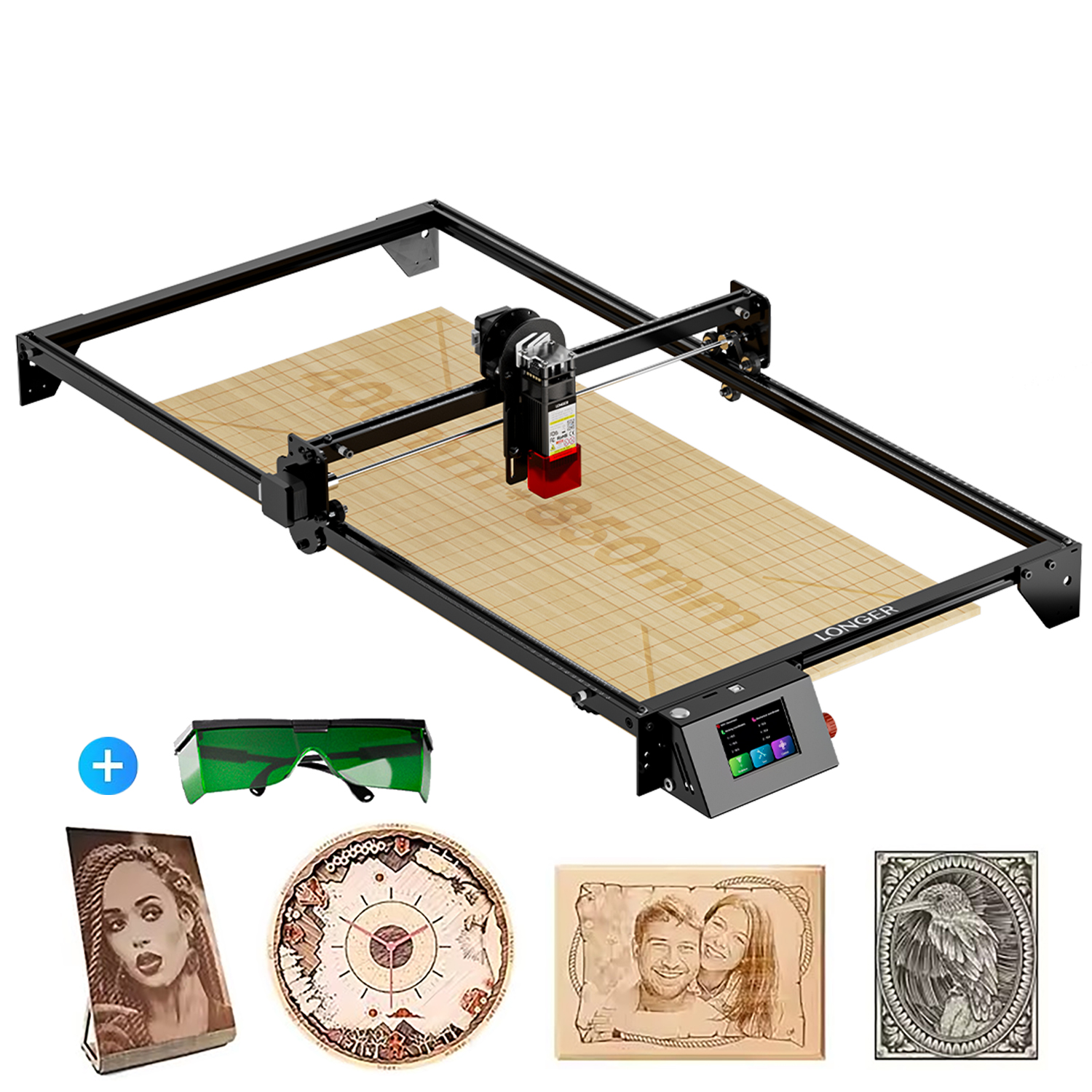 Laser Marking Machine - Powerful 400x850mm RAY5 20W Laser Cutting