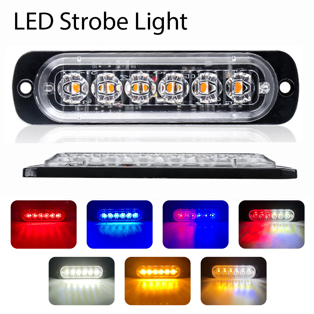 Industrial Laser Pointer 24V - 6 LED Strobe Warning Lights Strobe