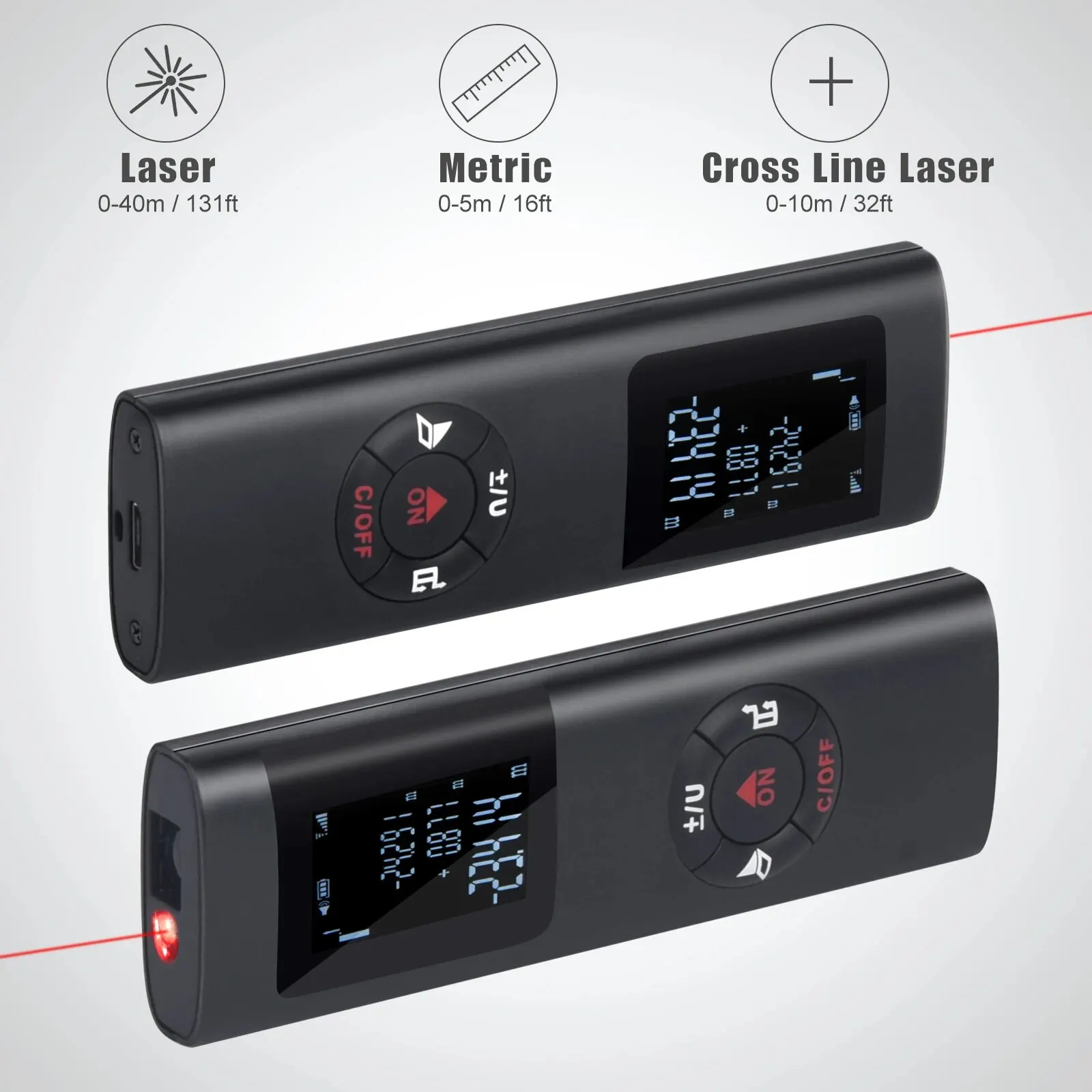 40M/60M Mini Smart Laser Dista - Industrial Laser Rangefinder ulasan dan harga