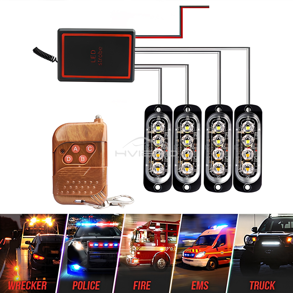 1X 4 in 1 Wireless Emergency S - Industrial Laser Pointer 24V ulasan dan harga