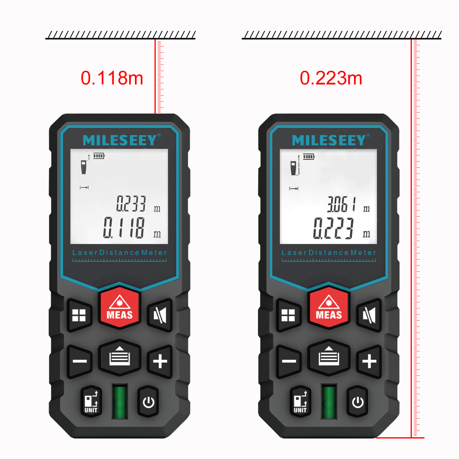 Mileseey X5 S6 Laser Tape Meas - Industrial Laser Rangefinder ulasan dan harga
