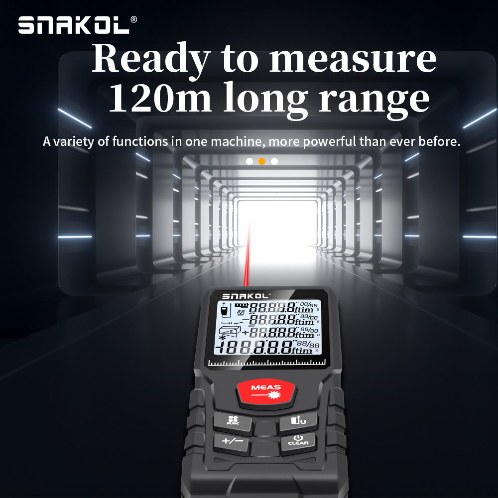 Snakol Laser Distance 50M/100M - Industrial Laser Rangefinder ulasan dan harga