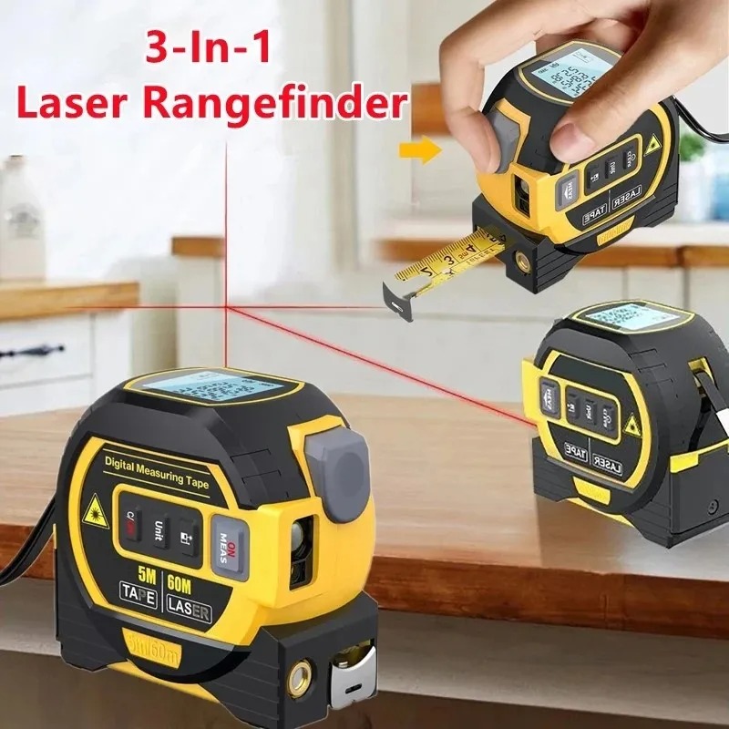 40M/60M Backlight Distance Met - Industrial Laser Rangefinder ulasan dan harga