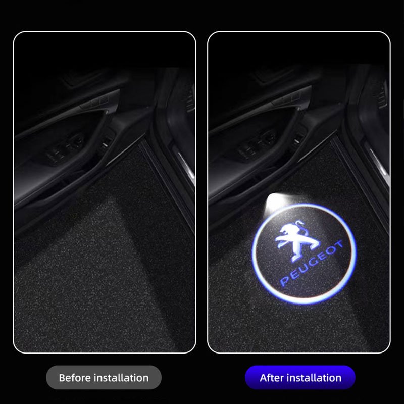 2Pcs Car Door Logo Welcome Lig - Industrial Laser Projection ulasan dan harga