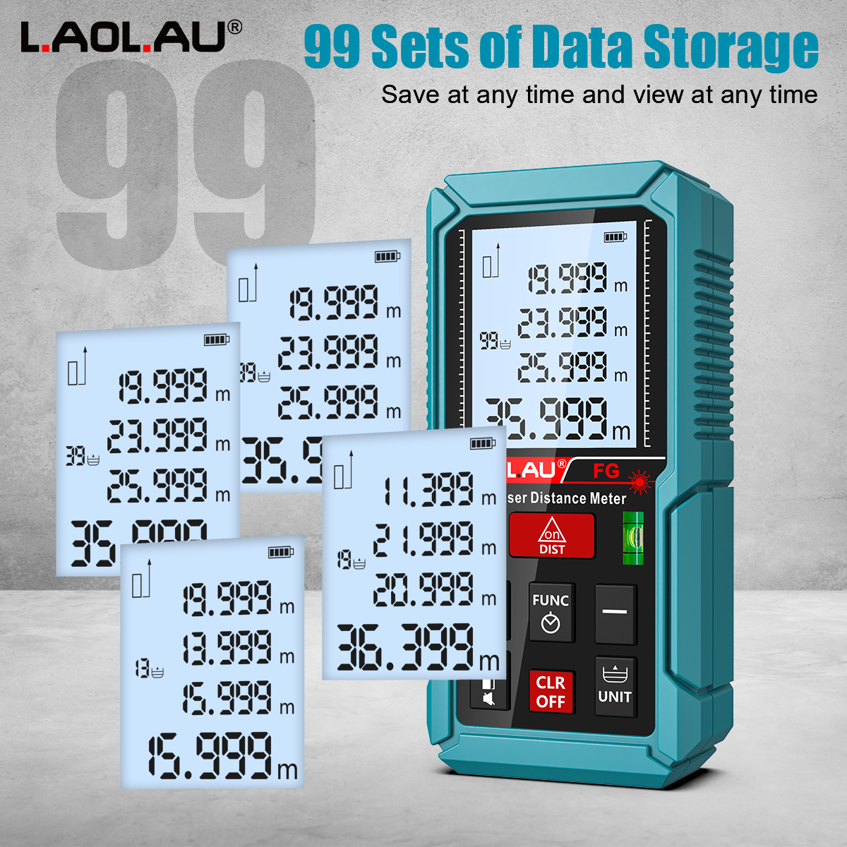 Laser Meter Digital Tape Timer - Industrial Laser Rangefinder ulasan dan harga