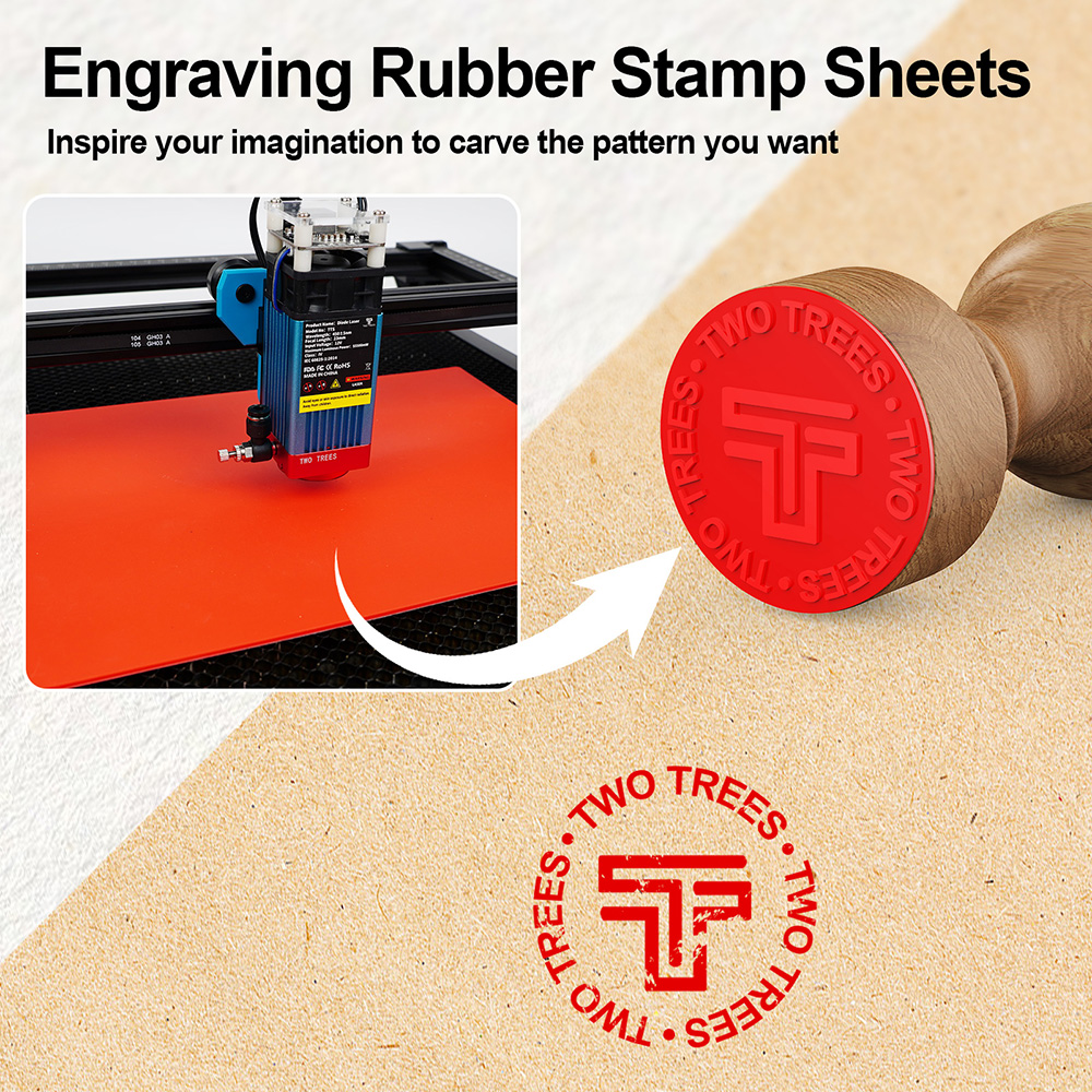 TwoTrees Laser Engraver Rubber - Laser Marking Machine ulasan dan harga