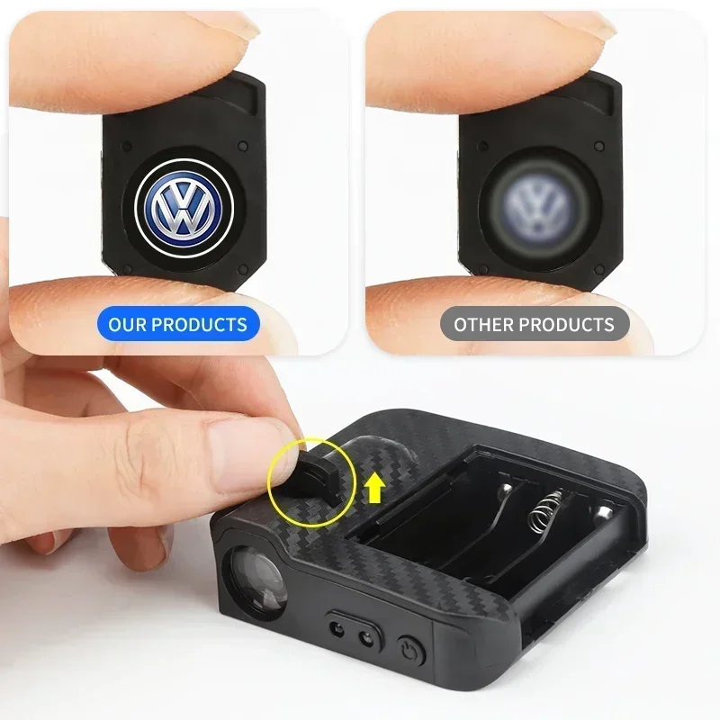 1/2pcs Car LED Door Welcome Li - Industrial Laser Projection ulasan dan harga