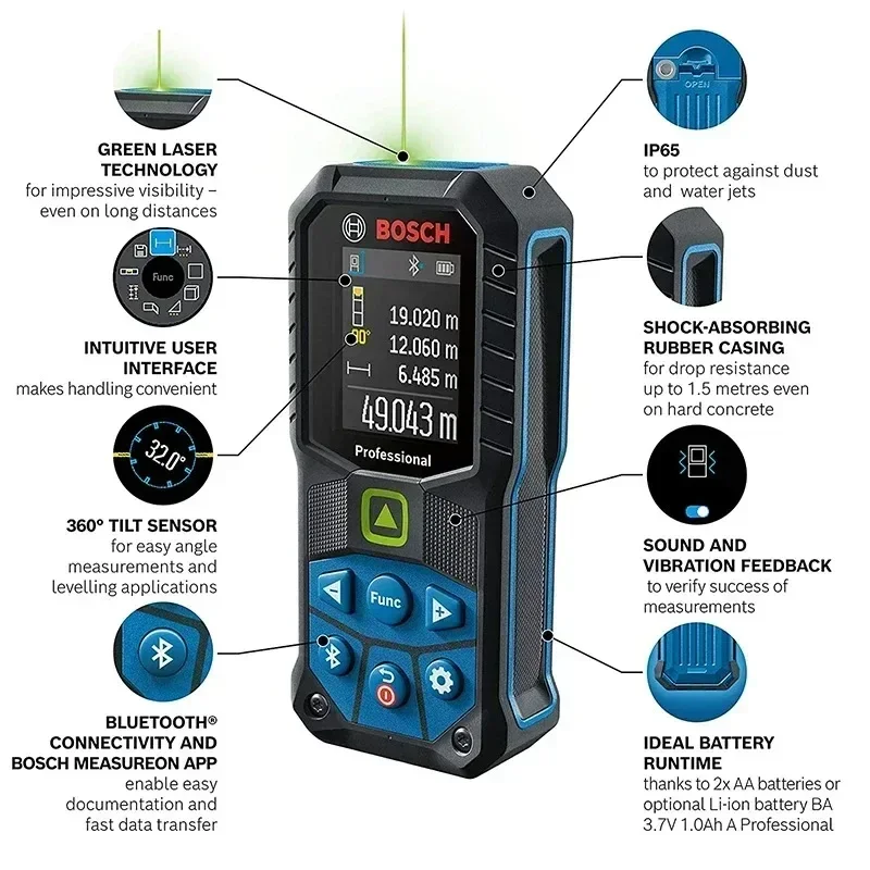 BOSCH GLM 50-27 CG Laser Range - Industrial Laser Rangefinder ulasan dan harga