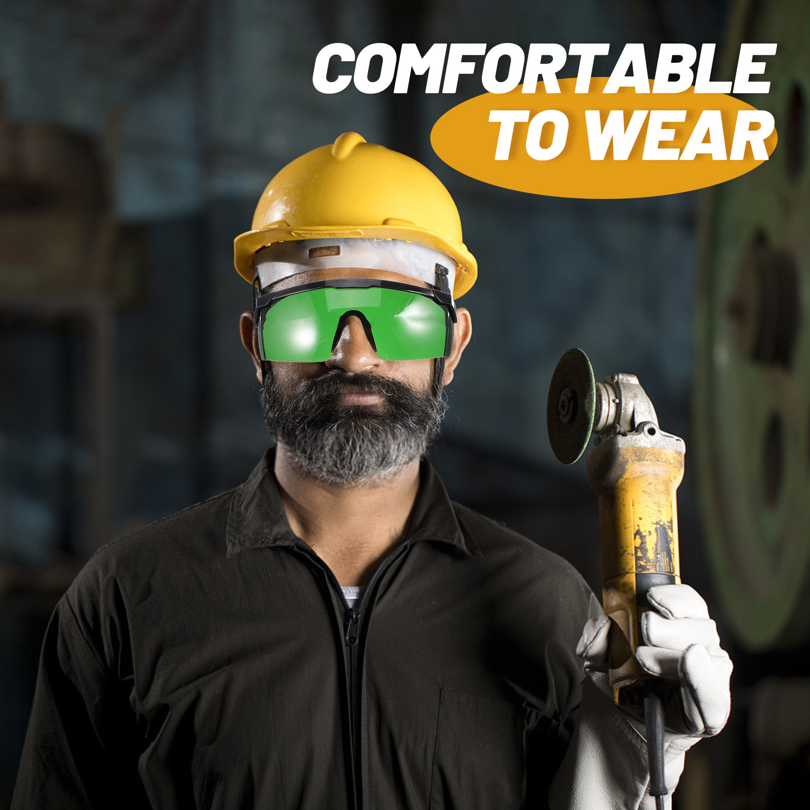 Laser Safety Goggles Black Fra - Industrial Laser Glasses ulasan dan harga