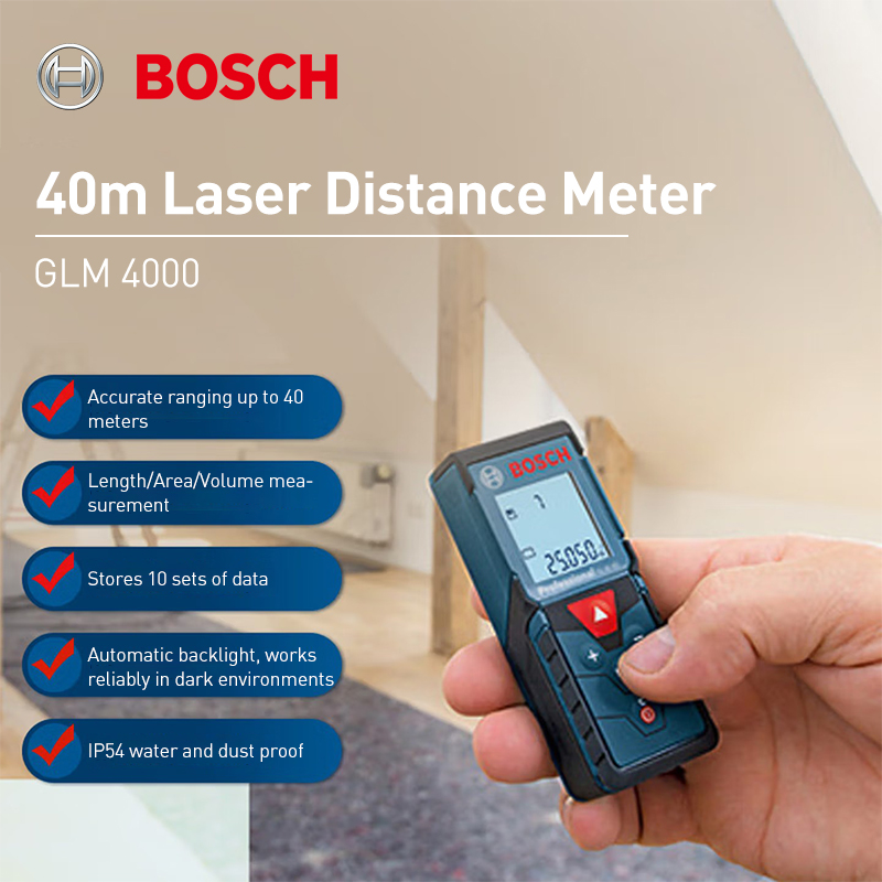 Bosch GLM 4000 Laser RangeFine - Industrial Laser Rangefinder ulasan dan harga