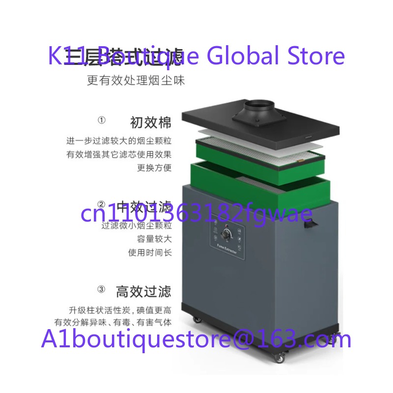 Industrial Fume Purifier Small - Industrial Laser Solder Iron ulasan dan harga