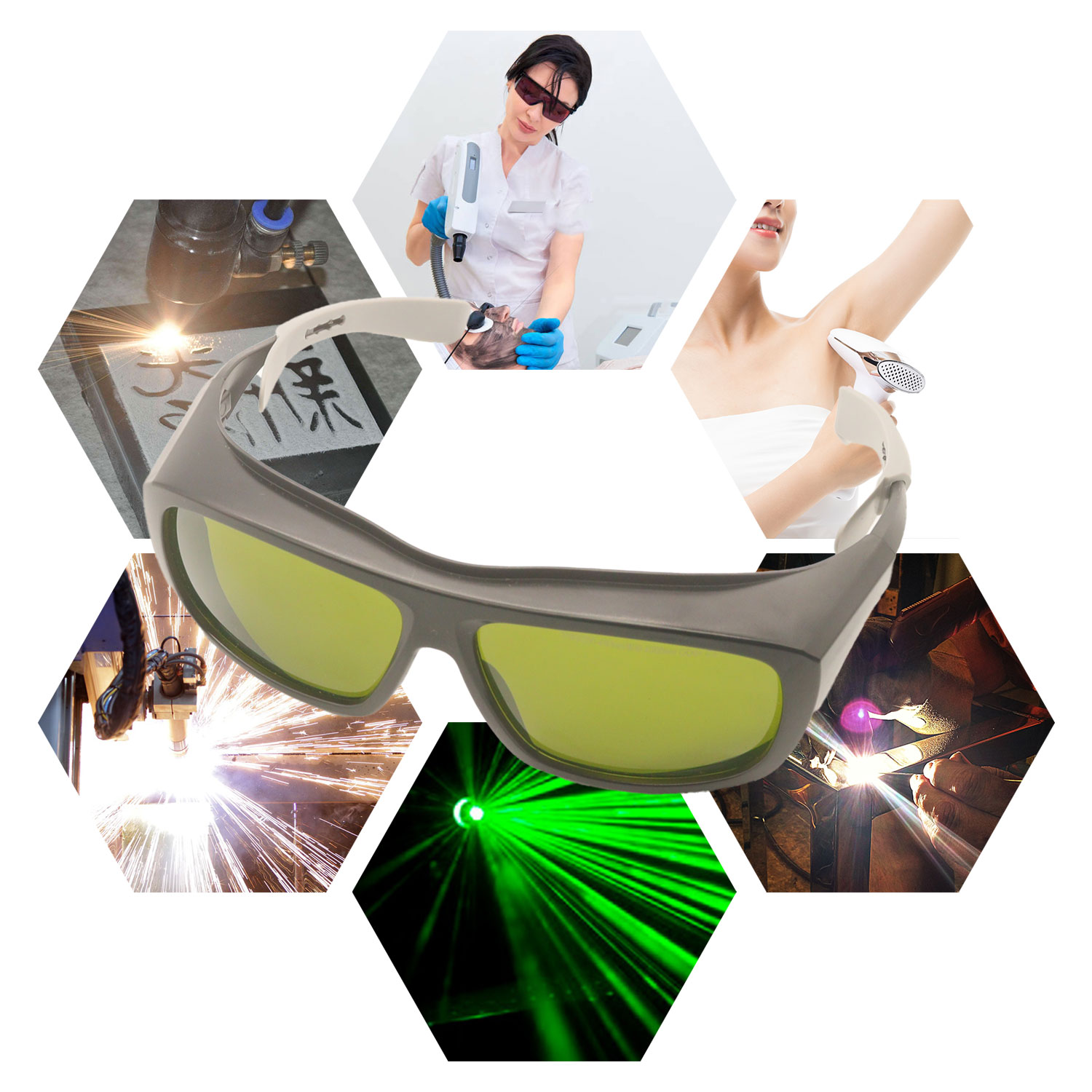 Laser Protective Glasses Hair  - Industrial Laser Glasses ulasan dan harga