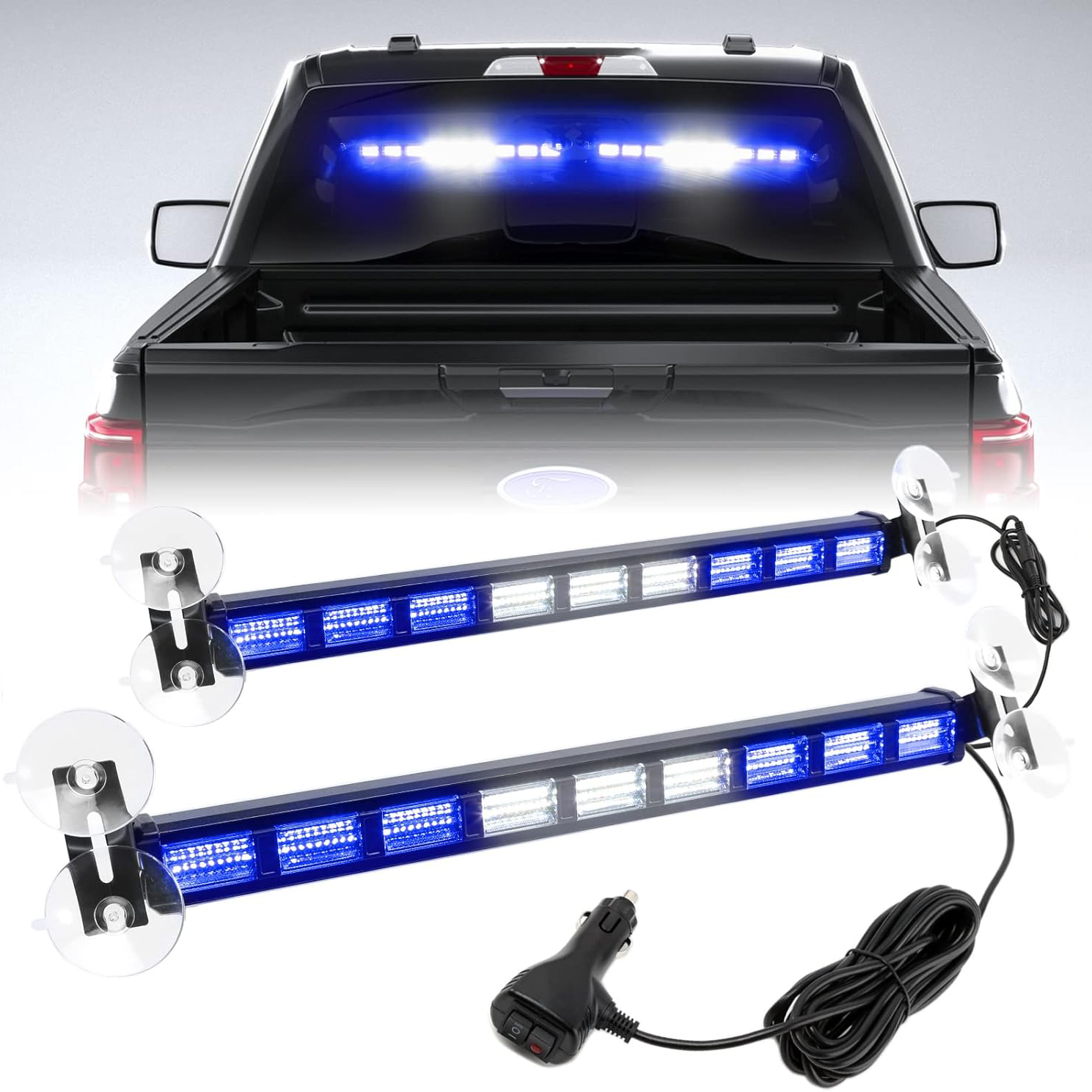 2in1 Car Emergency Light Bar W - Industrial Laser Pointer 24V ulasan dan harga