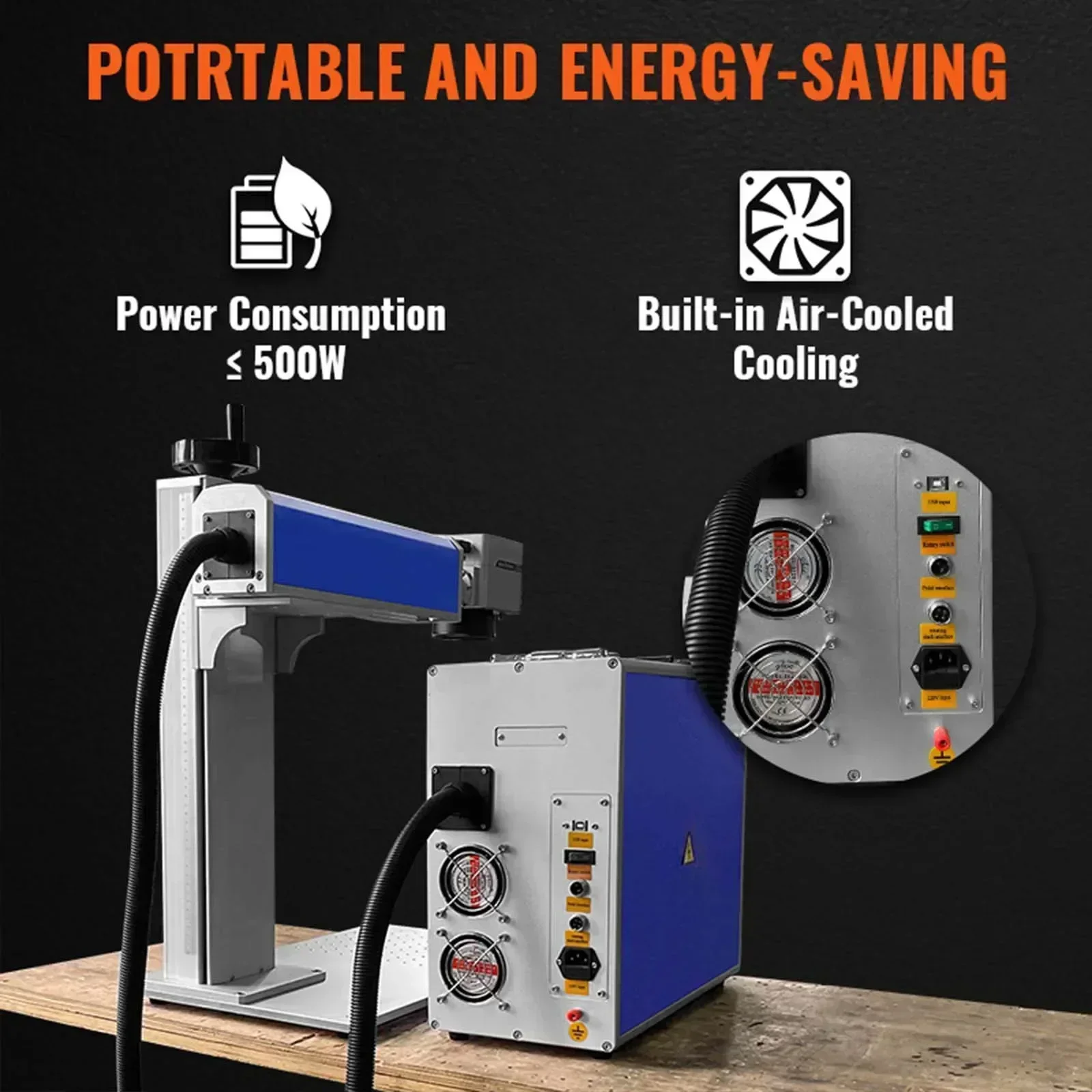 VEVOR Fiber Laser Marking Mach - Laser Marking Machine ulasan dan harga