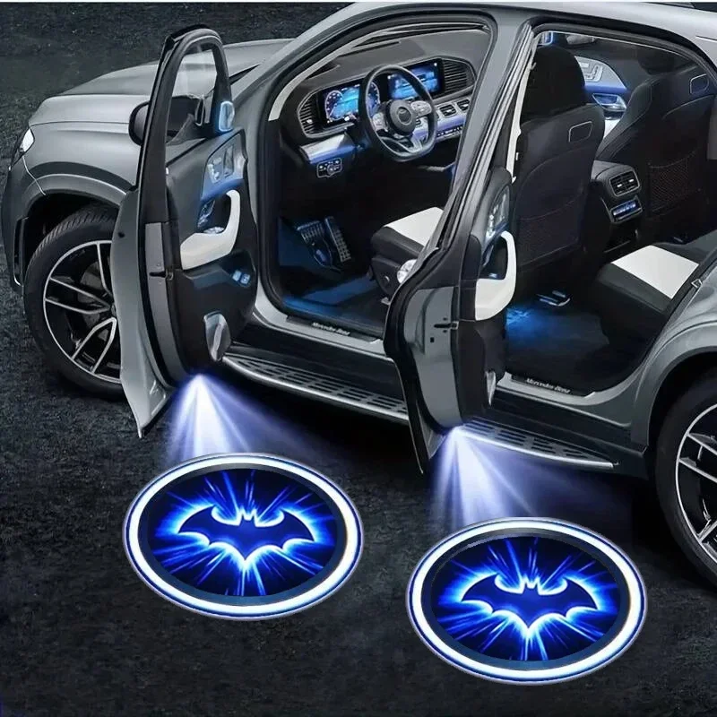 2PCS Wireless Car Light Bat Lo - Industrial Laser Projection ulasan dan harga