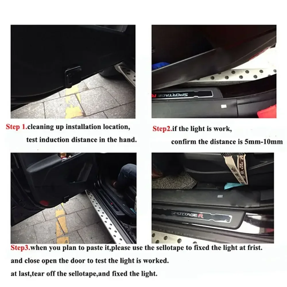 2PCS Wireless Car Light Bat Lo - Industrial Laser Projection ulasan dan harga